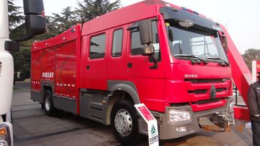 4600 मिमी व्हील बेस बचाव फायर ट्रक, 4 दरवाजे के साथ मॉडल फायर इंजन ट्रक
