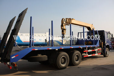 डीजल 6 × 4 कार्गो ट्रक घुड़सवार क्रेन, 12 टन एस ट्रक बिस्तर लिफ्ट क्रेन मॉडल SQ12SK3Q
