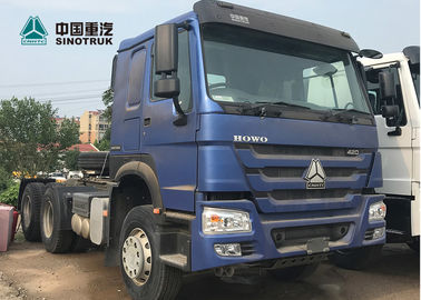 SINOTRUK HOWO 6X4 10 व्हील्स Euro2 420hp हैवी ड्यूटी ट्रैक्टर हेड ट्रक