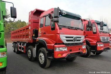 SINOTRUK SWZ 8x4 सैंड टिपर ट्रक 55 टन के लिए लाल रंग के HF12 फ्रंट एक्सल में विशेष