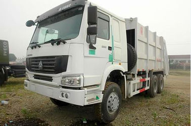 6x4 यूरो II उत्सर्जन मानक कचरा कम्पेक्टर ट्रक, कॉम्पैक्ट कचरा ट्रक 12m3