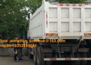 घाना 6x4 10 पहियों हैवी ड्यूटी डंप ट्रक 20M3 मिड लिफ्टिंग टिपर ट्रक LHD
