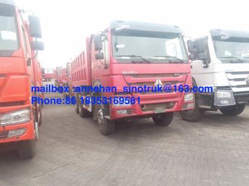 इथियोपिया 336hp 6x4 18m3 सिनोट्रुक डंप ट्रक 40T लोड कैपैकी 10 पहियों के लिए
