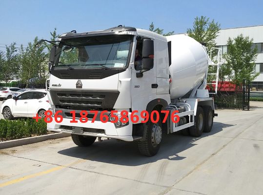 व्हाइट HC16 एलेक्स 380hp 10cbm कंक्रीट मिक्सर ट्रक ZZ1257N4047P1