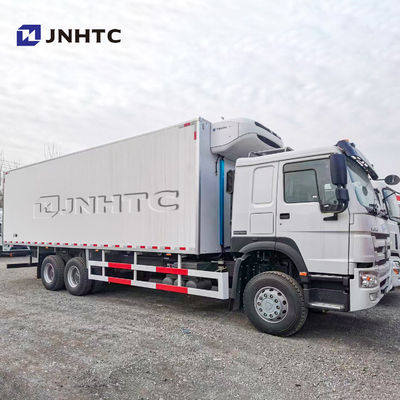 SINOTRUK HOWO 6x4 हैवी कार्गो ट्रक 20cbm थर्मस रेफ्रिजरेटर ट्रक