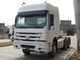Sinotruk 6x4 371hp डीजल ट्रैक्टर ट्रक / ट्रैक्टर ट्रेलर ट्रक ZZ4257V3447C1