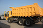 70 टन HOWO खनन टिपर डंप ट्रक 371HP हाई स्ट्रेंथ स्टील कार्गो बॉडी