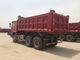 मृदा / रेत परिवहन के लिए 16m³ 6x4 336hp हाउ हेवी ड्यूटी डंप ट्रक