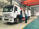 10 टायर Sinotruk Howo7 हैवी कार्गो ट्रक 30-40T लैडर 6x4 यूरो 2 371hp के साथ फ्लैटबेड