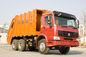 16 एम 3 बड़ी लोडिंग क्षमता के साथ 6X4 सुरक्षा स्टील कचरा कॉम्पैक्टर ट्रक