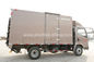 4610*2310*2115 लाइट ड्यूटी वाणिज्यिक ट्रक, 6 पहियों कार्गो वैन बॉक्स ट्रक