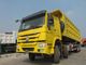 पीला 12 पहियों 8x4 डंप ट्रक हैवी ड्यूटी 30-40M3 60-70T लोड क्षमता