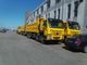 पीला 12 पहियों 8x4 डंप ट्रक हैवी ड्यूटी 30-40M3 60-70T लोड क्षमता