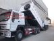 सफेद रंग Sinotruk Howo7 हैवी ड्यूटी डंप ट्रक, 10 व्हीलर 20 टन 6x4 टिपर ट्रक