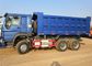 सिनोट्रुक 6x4 371 हॉर्स पावर हैवी डंप ट्रक 25 टन ब्लू कलर लॉन्ग लाइफ