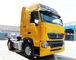 पीला रंग सिनोट्रुक 4x2 हॉव ट्रैक्टर ट्रक 290hp यूरो II उत्सर्जन मानक
