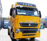 पीला रंग सिनोट्रुक 4x2 हॉव ट्रैक्टर ट्रक 290hp यूरो II उत्सर्जन मानक