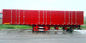 रेड 3 एक्सल्स हैवी ड्यूटी सेमी ट्रेलर स्टील बॉक्स वैन ट्रेलर 40 टन मैक्स पेलोड