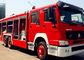 रेड एंड व्हाइट फायर फाइटर रेस्क्यू फायर ट्रक SINOTRUK HOWO 6x4 12m3 अग्निशमन वाहन
