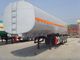 25-60cbm तेल टैंकर अर्ध ट्रक और ट्रेलर विकल्प एल्यूमीनियम मिश्र धातु के Q235 कार्बन स्टील