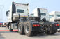 सफेद SINOTRUK 371HP प्राइम मूवर ट्रक 10 टायर हॉवो ट्रैक्टर हेड ट्रक