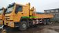 10T 6500mm कार्गो बॉक्स Sinotruk Howo7 ट्रक घुड़सवार क्रेन
