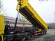 50 - 70T सिनोट्रुक CIMC 45cbm टिपर डंप ट्रक ट्रेलर बॉक्साइट अयस्क लोडिंग के लिए