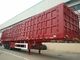स्टील बॉक्स वैन हैवी ड्यूटी सेमी ट्रेलर 40 टन मैक्स पेलोड 12000 * 2500 * 3600 मिमी