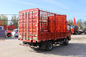 12 टन 6 व्हीलर कार्गो ट्रक Sinotruk HOWO लाइट ट्रक लाल रंग के साथ