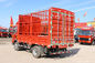 12 टन 6 व्हीलर कार्गो ट्रक Sinotruk HOWO लाइट ट्रक लाल रंग के साथ