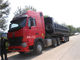 हाइवा हाइड्रोलिक सिलेंडर के साथ हाइड्रोलिक ट्राई एक्सल रियर टिपिंग डंप ट्रेलर ट्रक