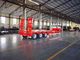 परिवहन वाहनों के लिए JNHTC 80 टन सेमी कम डेक गॉज़नेक ट्रेलर 3 एक्सल