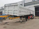 70 टन सिनोट्रुक हेवी ड्यूटी सेमी ट्रेलर साइड डंप सेमी ट्रेलर वाहन