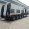 व्हील लोडर खुदाई परिवहन के लिए 3 एक्सल 4 एक्सल 100 टन लो बेड सेमी ट्रेलर B