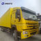 Sinotruk HOWO EURO2 कार्गो वैन ट्रक 10 पहियों A7 ​​लॉरी माल परिवहन ट्रक
